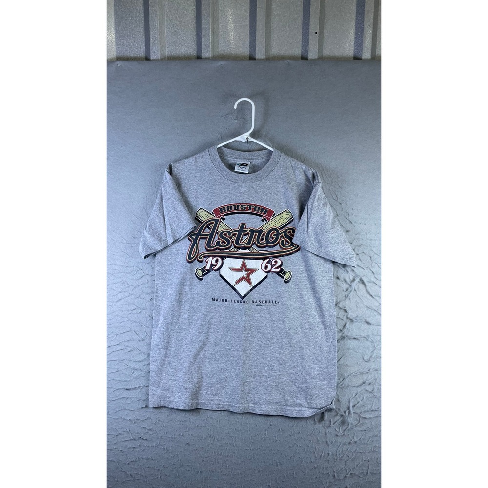 Dynasty T-Shirt Mens M Gray Excellent Houston Astros 1962 MLB Baseball Graphic